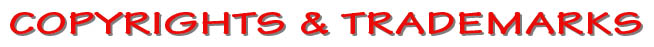 Copyright and trademarks