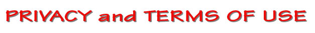 Privacy policy and terms of use